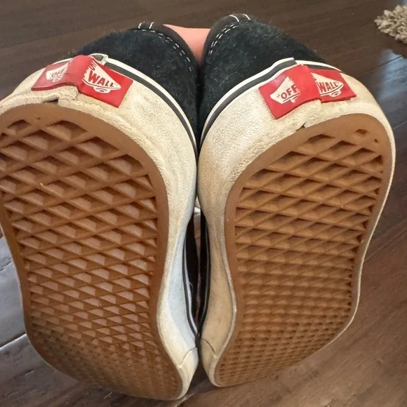 Vans black and white old skool classic skate shoes sneakers size 10 - Picture 4 of 10